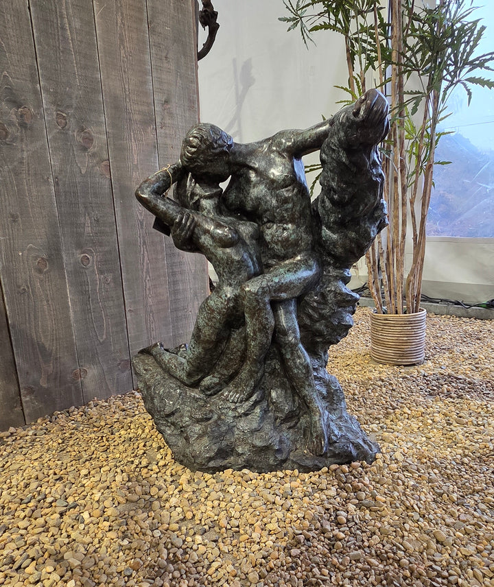 Bronze sculpture depicting the 'Eternal Spring' after Auguste Rodin