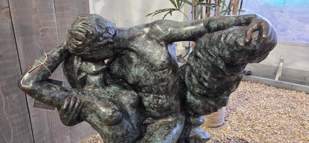 Bronze sculpture depicting the 'Eternal Spring' after Auguste Rodin