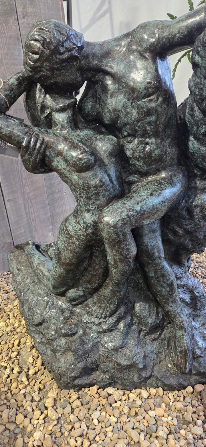 Bronze sculpture depicting the 'Eternal Spring' after Auguste Rodin