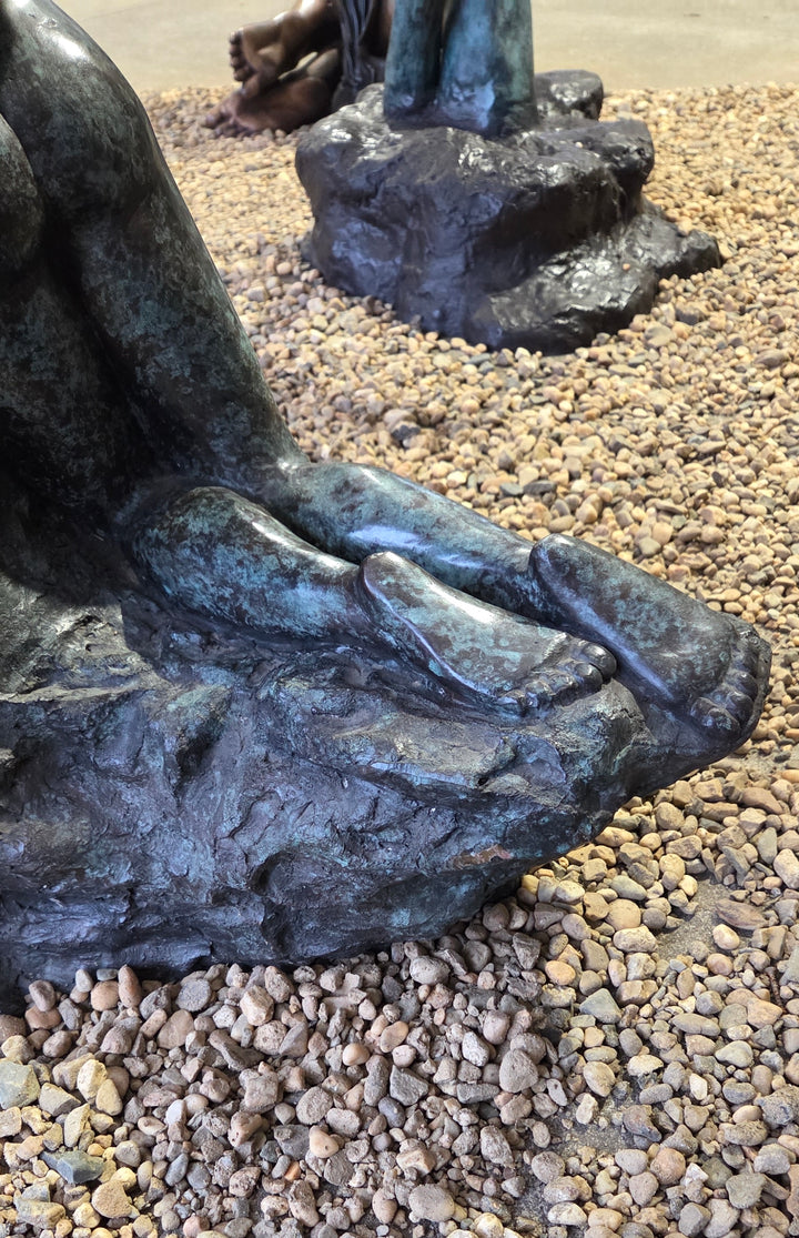 Bronze sculpture depicting the 'Eternal Spring' after Auguste Rodin