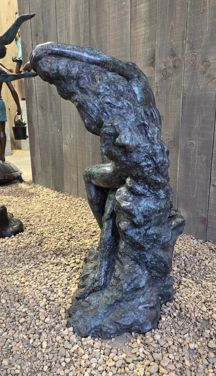 Bronze sculpture depicting the 'Eternal Spring' after Auguste Rodin