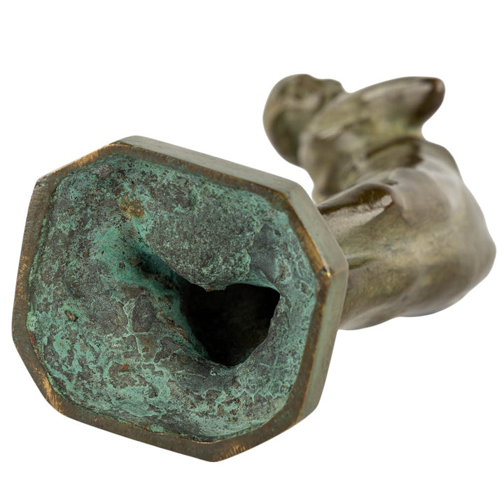 Art Deco bronzen sculptuur van een vrouw attr. naar Max le Verrier