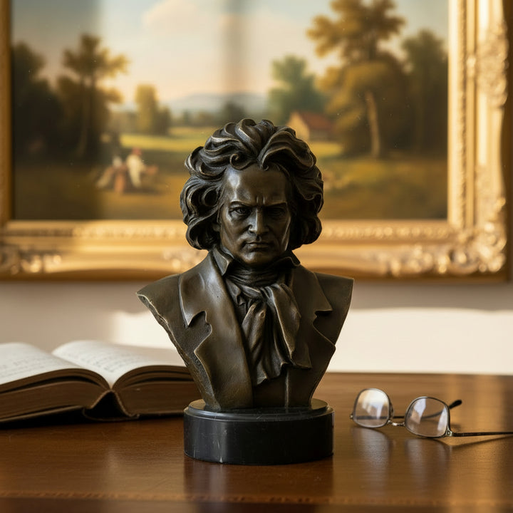Busto de bronce de Ludwig von Beethoven