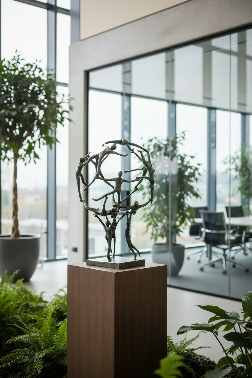 Bronze sculpture - Collective Strength