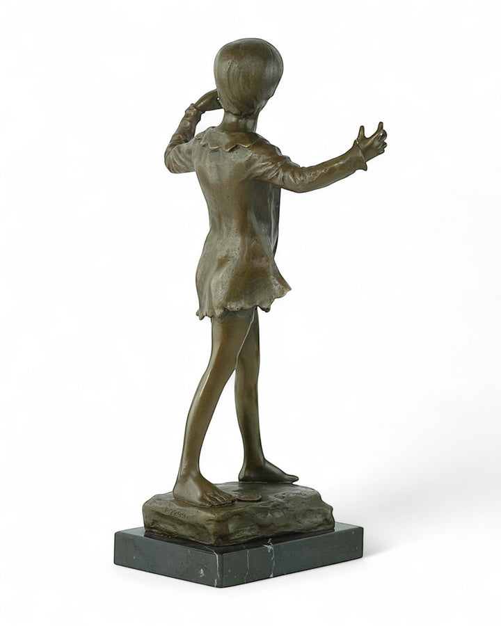 Bronzen beeld van Peter Pan naar Sir George Frampton
