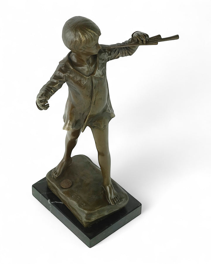 Bronzen beeld van Peter Pan naar Sir George Frampton