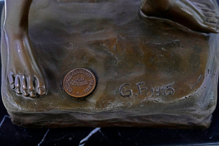 Bronzen beeld van Peter Pan naar Sir George Frampton