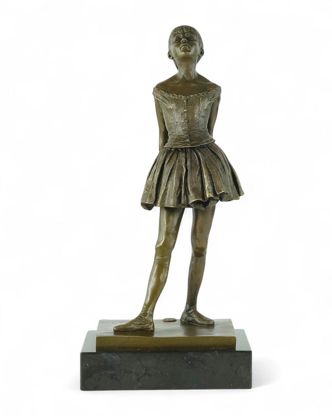 Escultura de bronce “La pequeña bailarina de catorce años” inspirada en Degas
