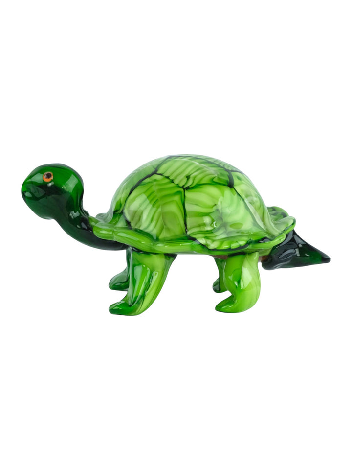 Glazen beeld van een schildpad