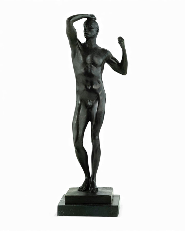 Bronzen beeld 'The Age of Bronze' naar Rodin