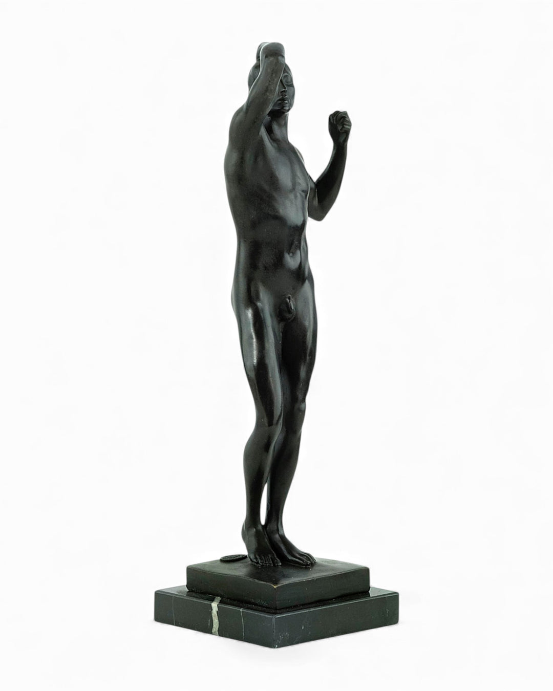 Bronzen beeld 'The Age of Bronze' naar Rodin