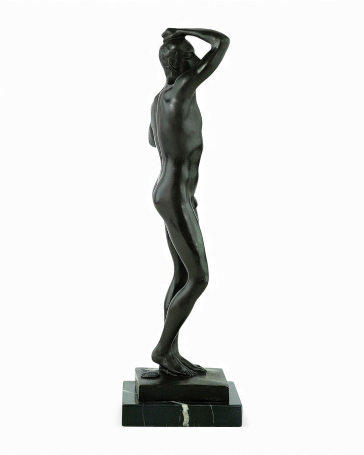 Bronzen beeld 'The Age of Bronze' naar Rodin