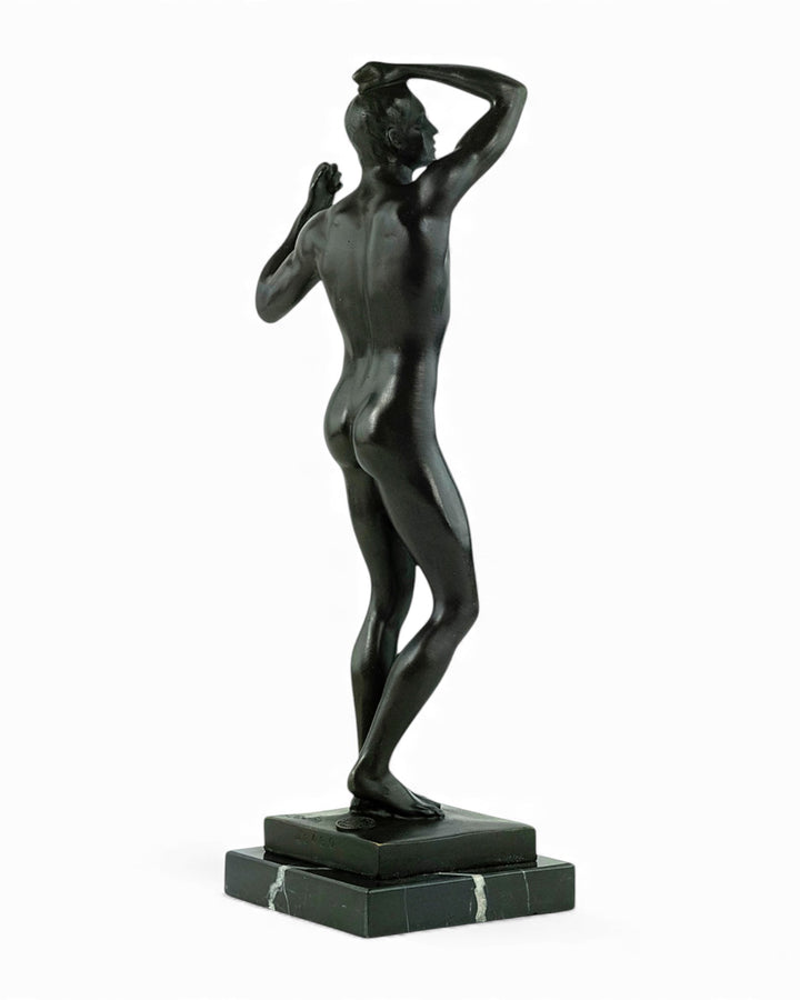 Bronzen beeld 'The Age of Bronze' naar Rodin