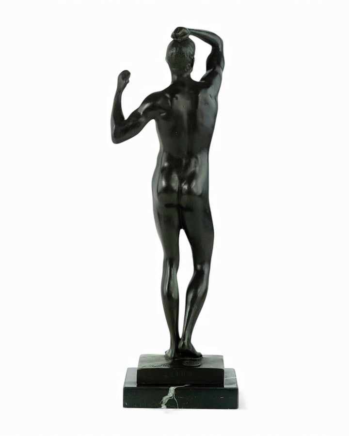 Bronzen beeld 'The Age of Bronze' naar Rodin