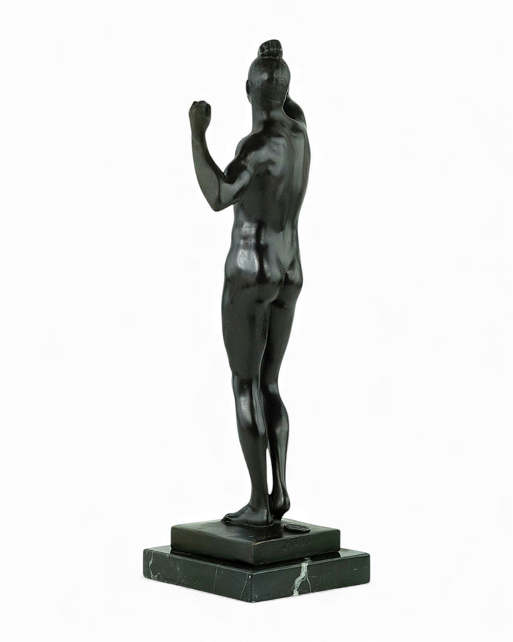 Bronzen beeld 'The Age of Bronze' naar Rodin