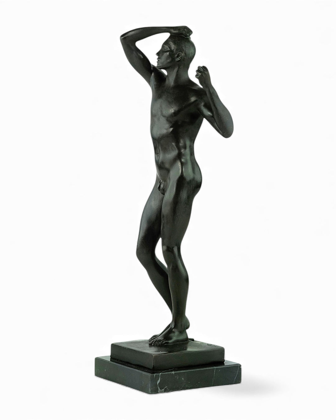 Bronzen beeld 'The Age of Bronze' naar Rodin