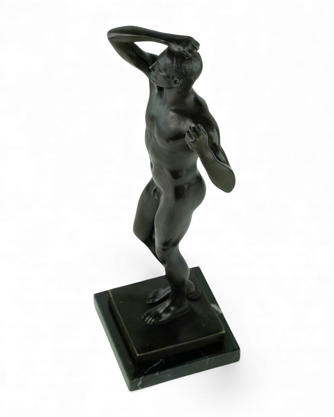 Bronzen beeld 'The Age of Bronze' naar Rodin