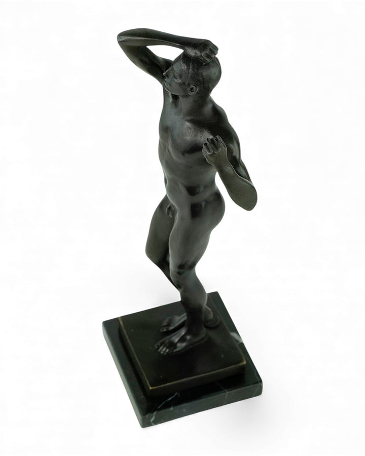 Bronzen beeld 'The Age of Bronze' naar Rodin