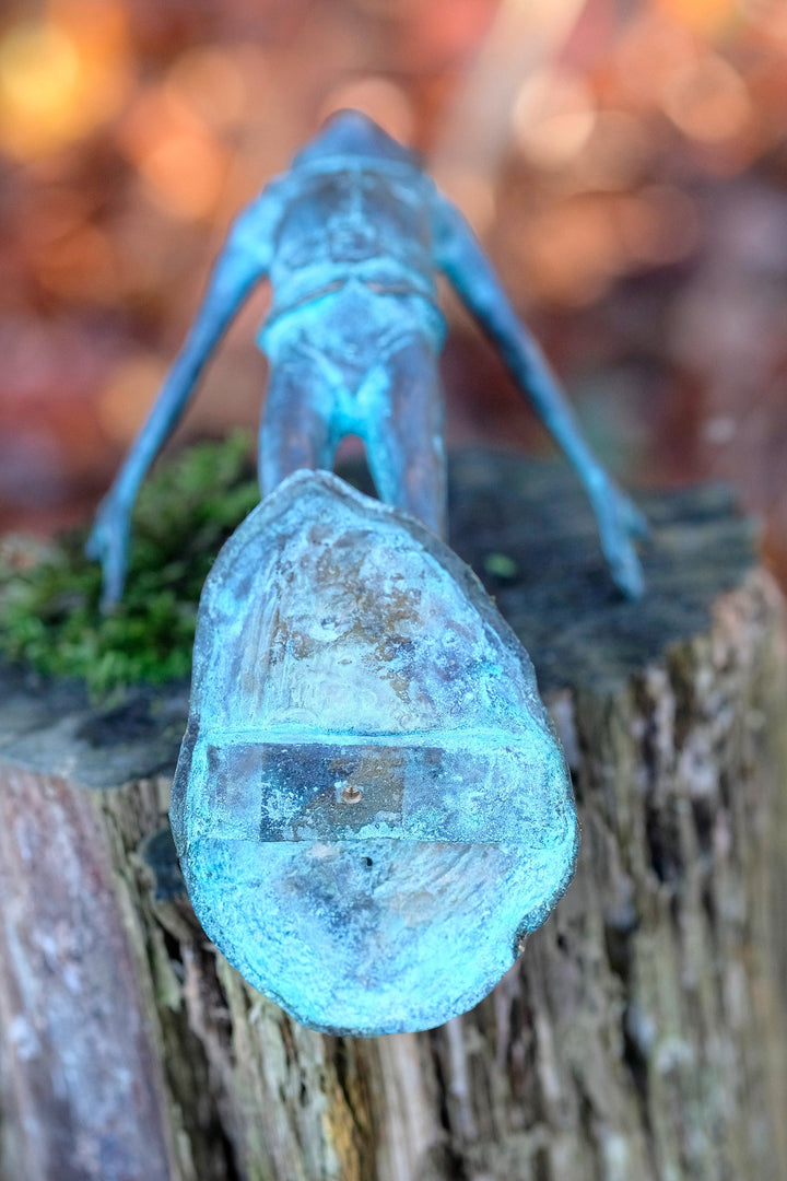 Scultura in bronzo di folletto - Gioia magica