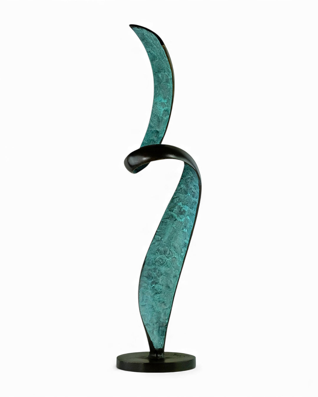 Scultura moderna in bronzo a spirale elicoidale (per interni ed esterni)