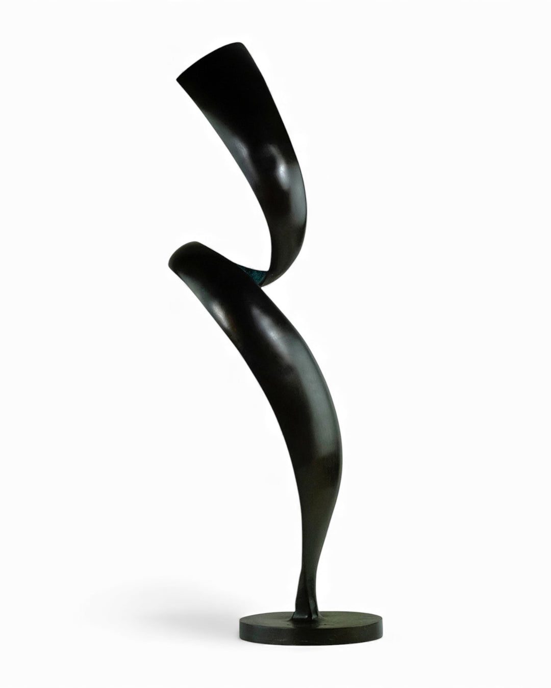 Scultura moderna in bronzo a spirale elicoidale (per interni ed esterni)