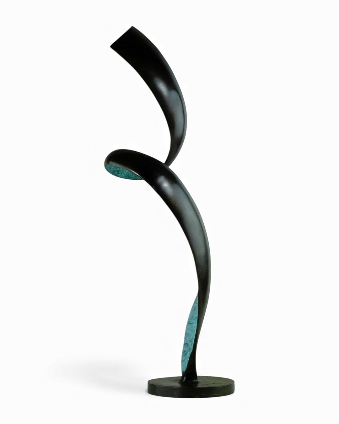 Scultura moderna in bronzo a spirale elicoidale (per interni ed esterni)