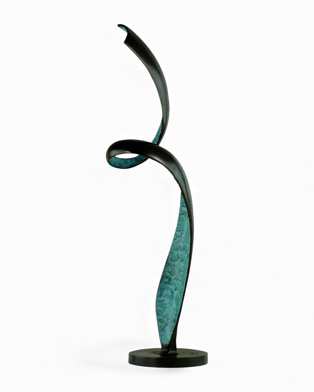 Scultura moderna in bronzo a spirale elicoidale (per interni ed esterni)