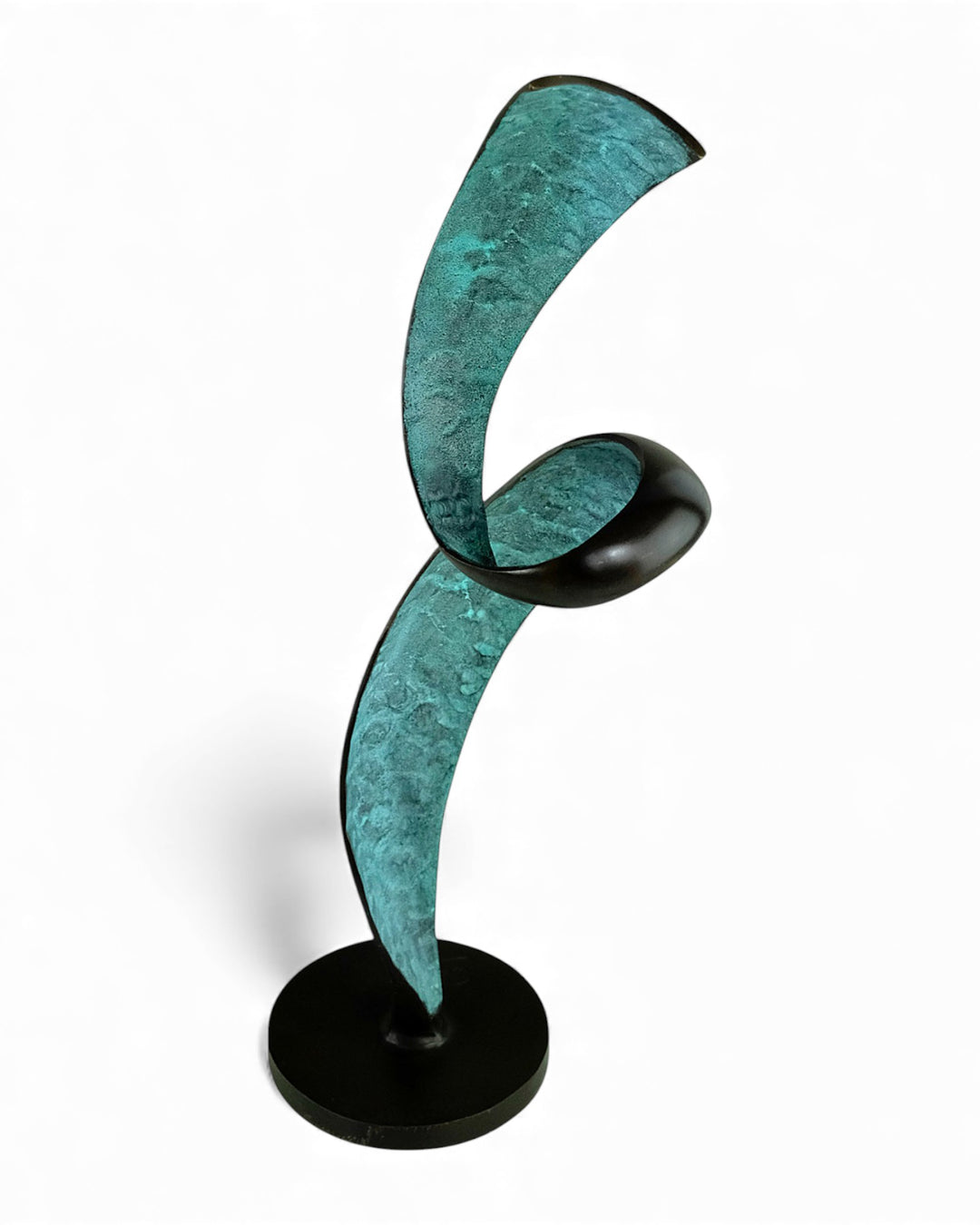 Scultura moderna in bronzo a spirale elicoidale (per interni ed esterni)