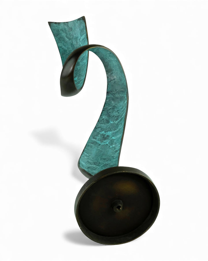 Scultura moderna in bronzo a spirale elicoidale (per interni ed esterni)