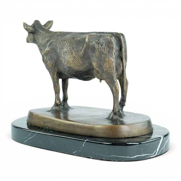 Bronze Sculpture of a Standing Cow