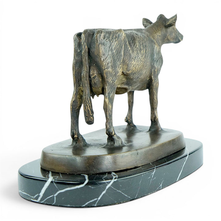 Bronze Sculpture of a Standing Cow