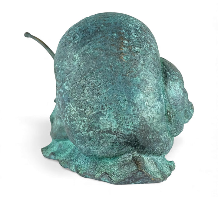 Gran escultura de caracol de bronce (para interior y exterior)