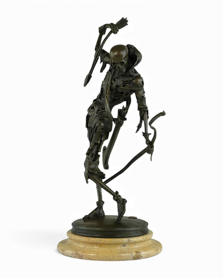 Escultura de bronce de Tödlein inspirada en Hans Leinberger (c. 1480-1531)