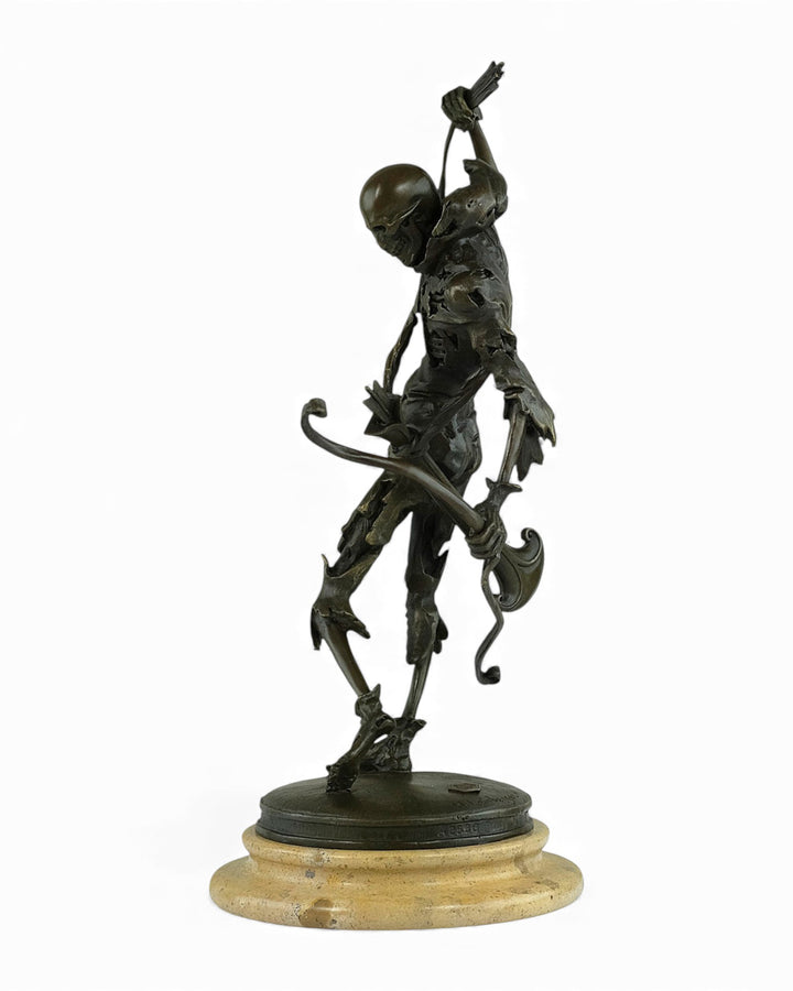 Escultura de bronce de Tödlein inspirada en Hans Leinberger (c. 1480-1531)
