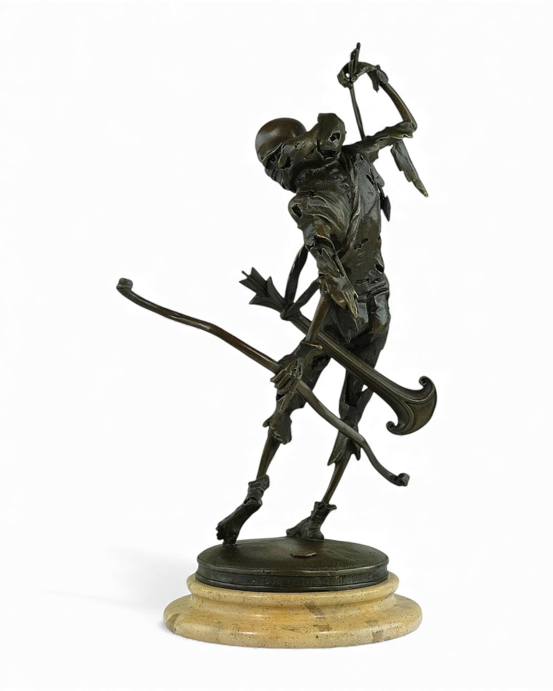 Escultura de bronce de Tödlein inspirada en Hans Leinberger (c. 1480-1531)