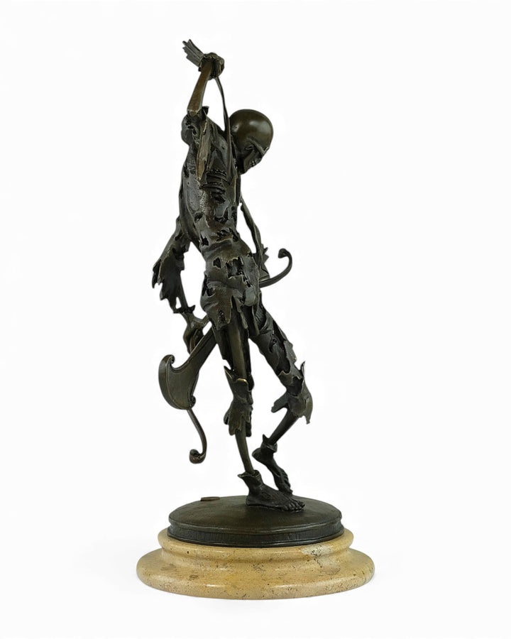 Escultura de bronce de Tödlein inspirada en Hans Leinberger (c. 1480-1531)