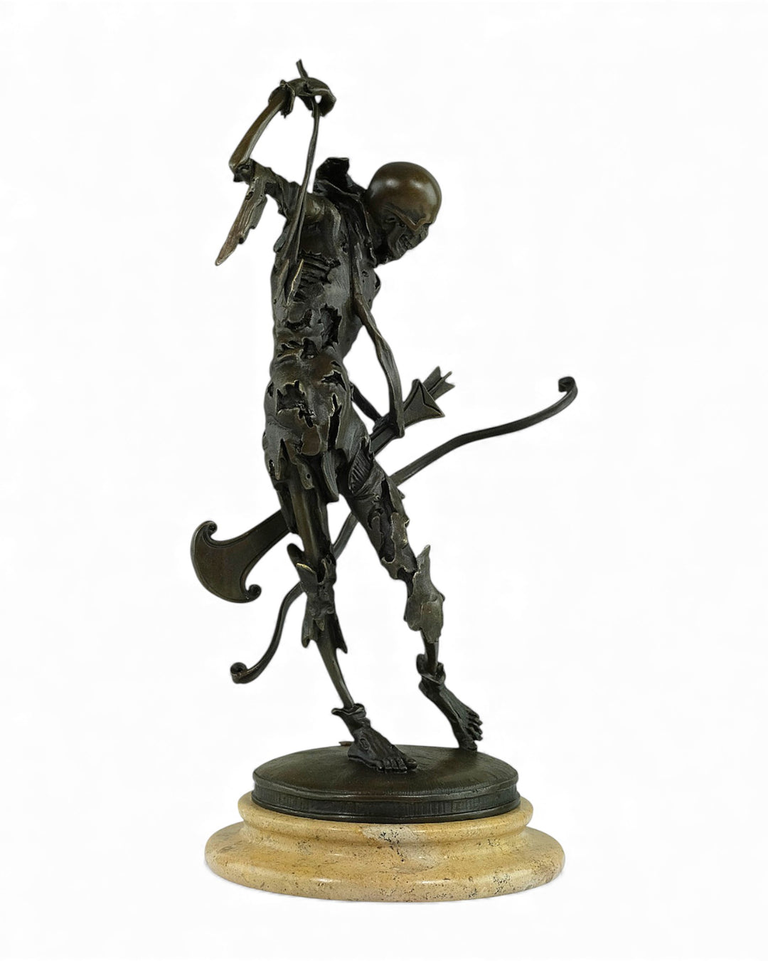 Escultura de bronce de Tödlein inspirada en Hans Leinberger (c. 1480-1531)