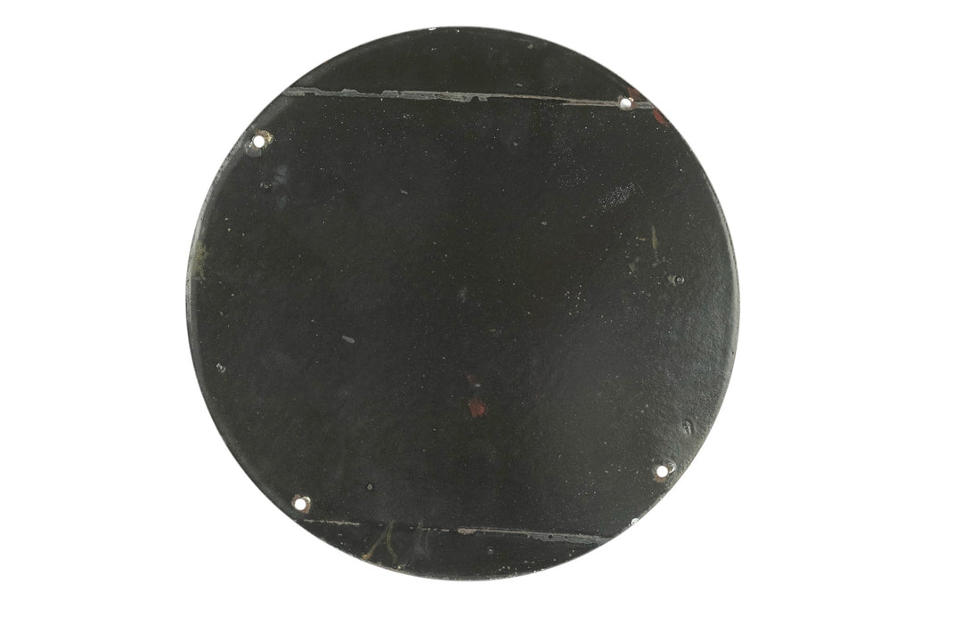 Metal sign with enamel decoration of Shell Marine with Popeye