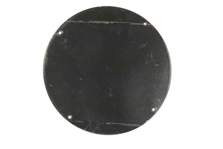 Metal sign with enamel decoration of Shell Marine with Popeye