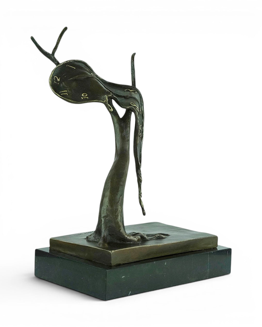 Bronze Sculpture of The Melting Clock after Salvador Dali
