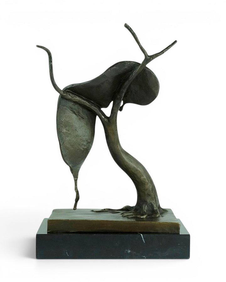 Bronze Sculpture of The Melting Clock after Salvador Dali