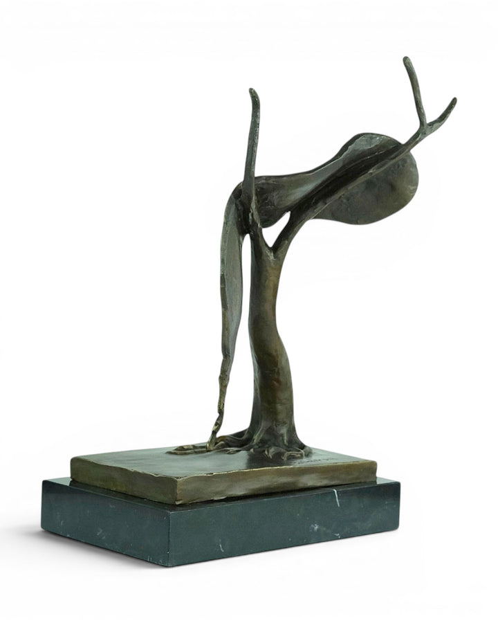 Bronze Sculpture of The Melting Clock after Salvador Dali