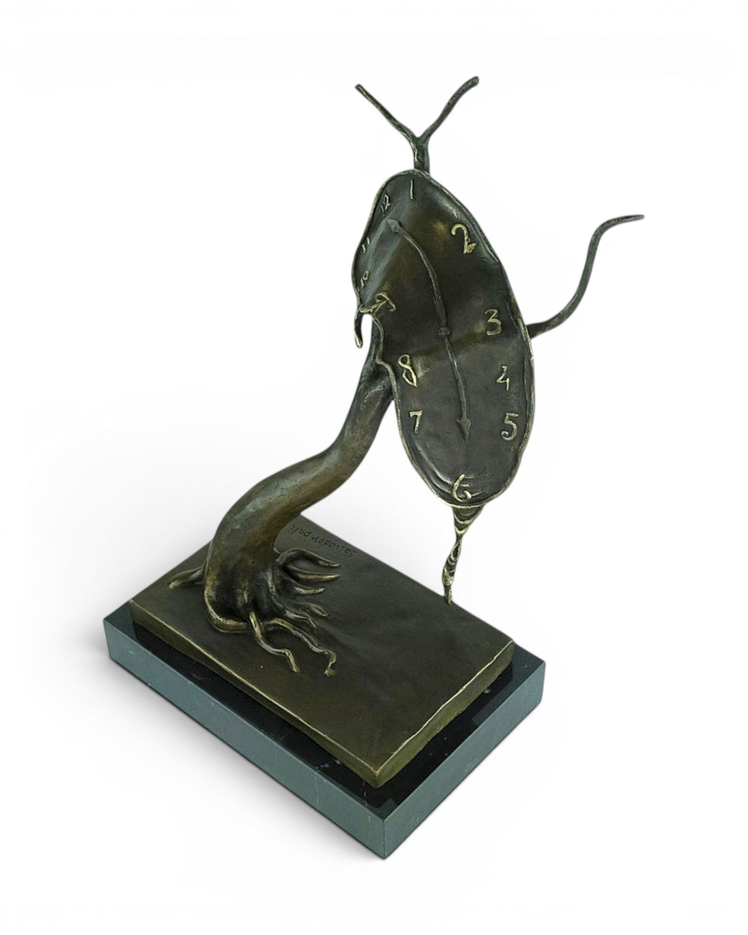 Bronze Sculpture of The Melting Clock after Salvador Dali