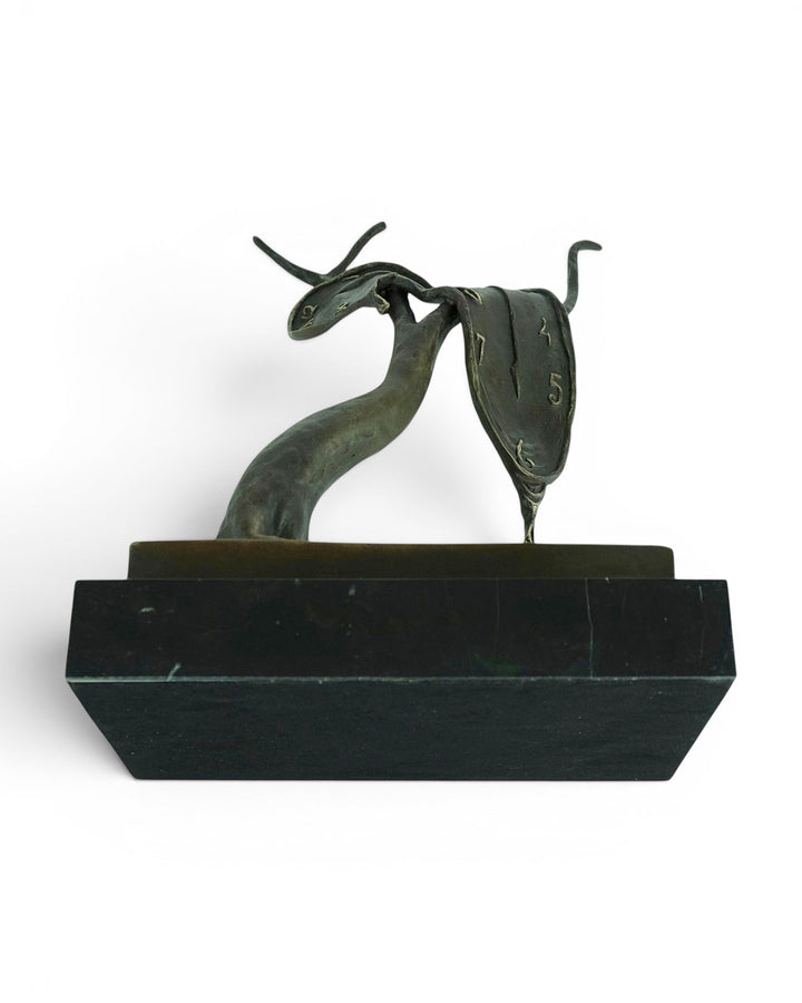Bronze Sculpture of The Melting Clock after Salvador Dali