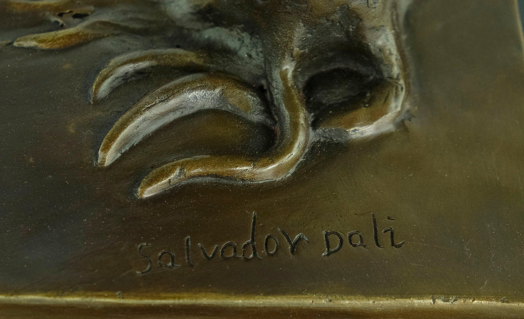 Bronze Sculpture of The Melting Clock after Salvador Dali