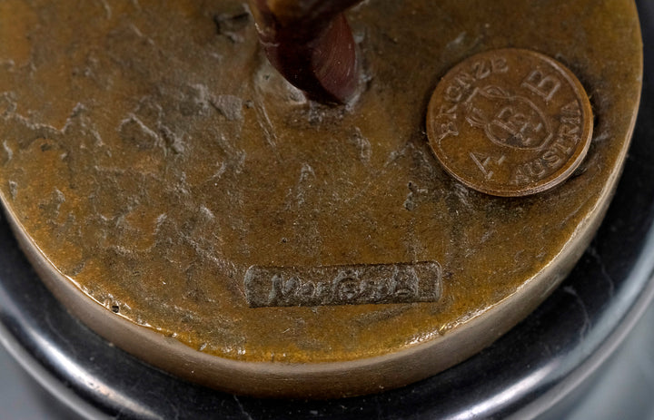 Elegant bronze sculpture of a graceful ballerina