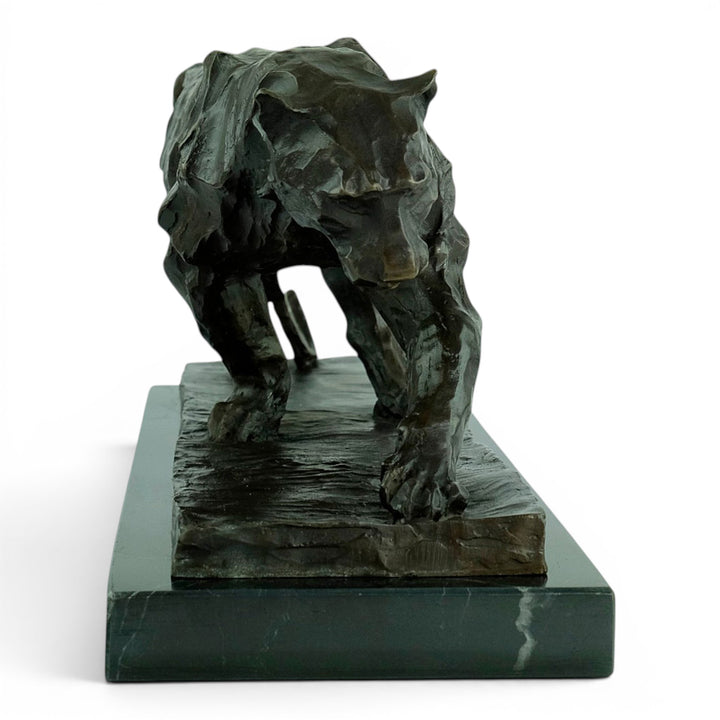 Bronze Panther Sculpture after Antoine-Louis Barye