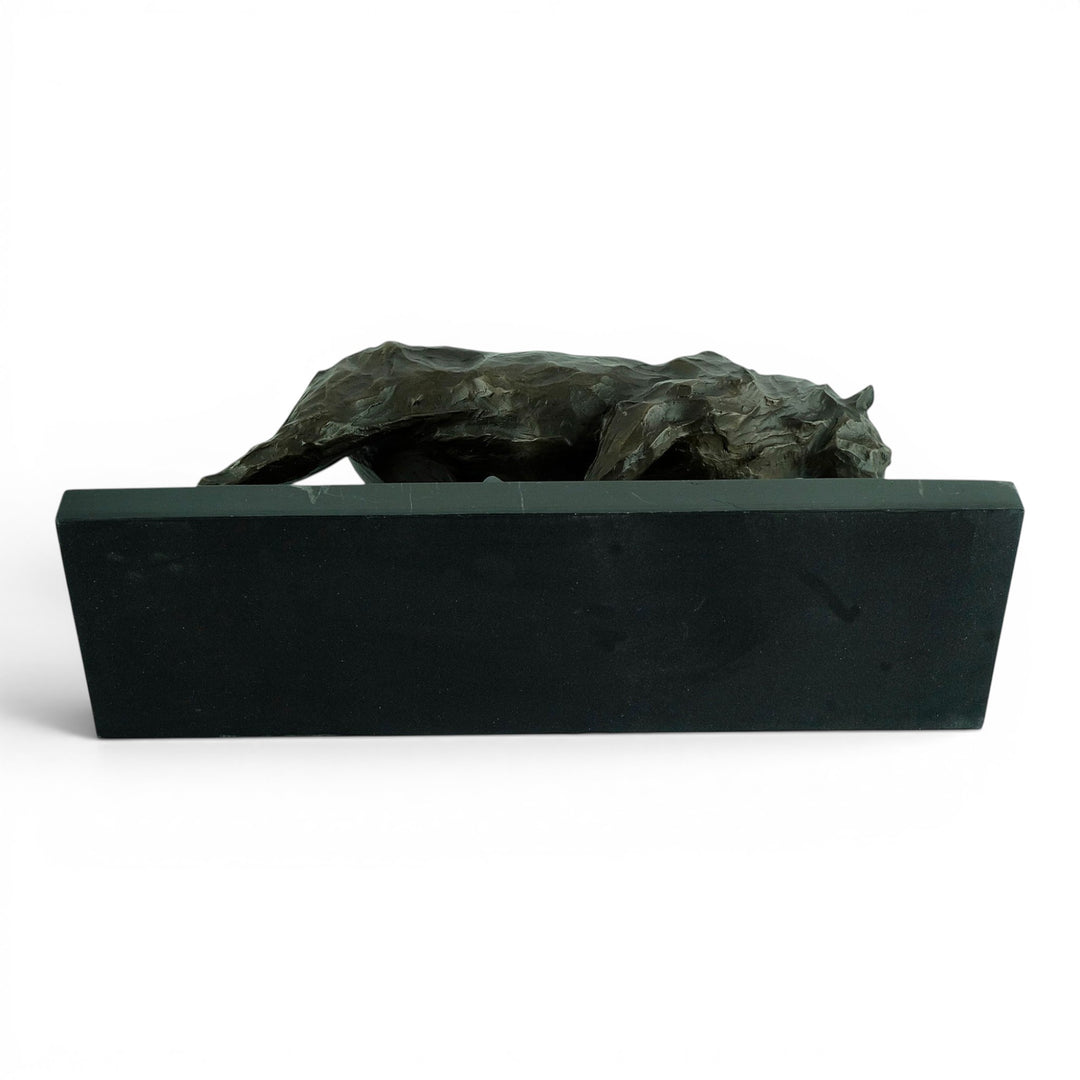 Bronze Panther Sculpture after Antoine-Louis Barye