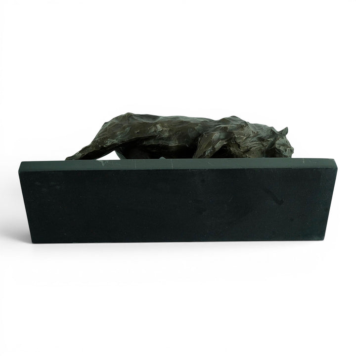 Bronze Panther Sculpture after Antoine-Louis Barye