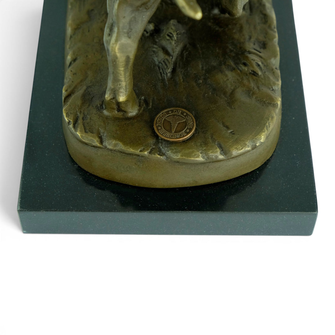 Sculpture en bronze représentant un sanglier d’après Pierre-Jules Mène
